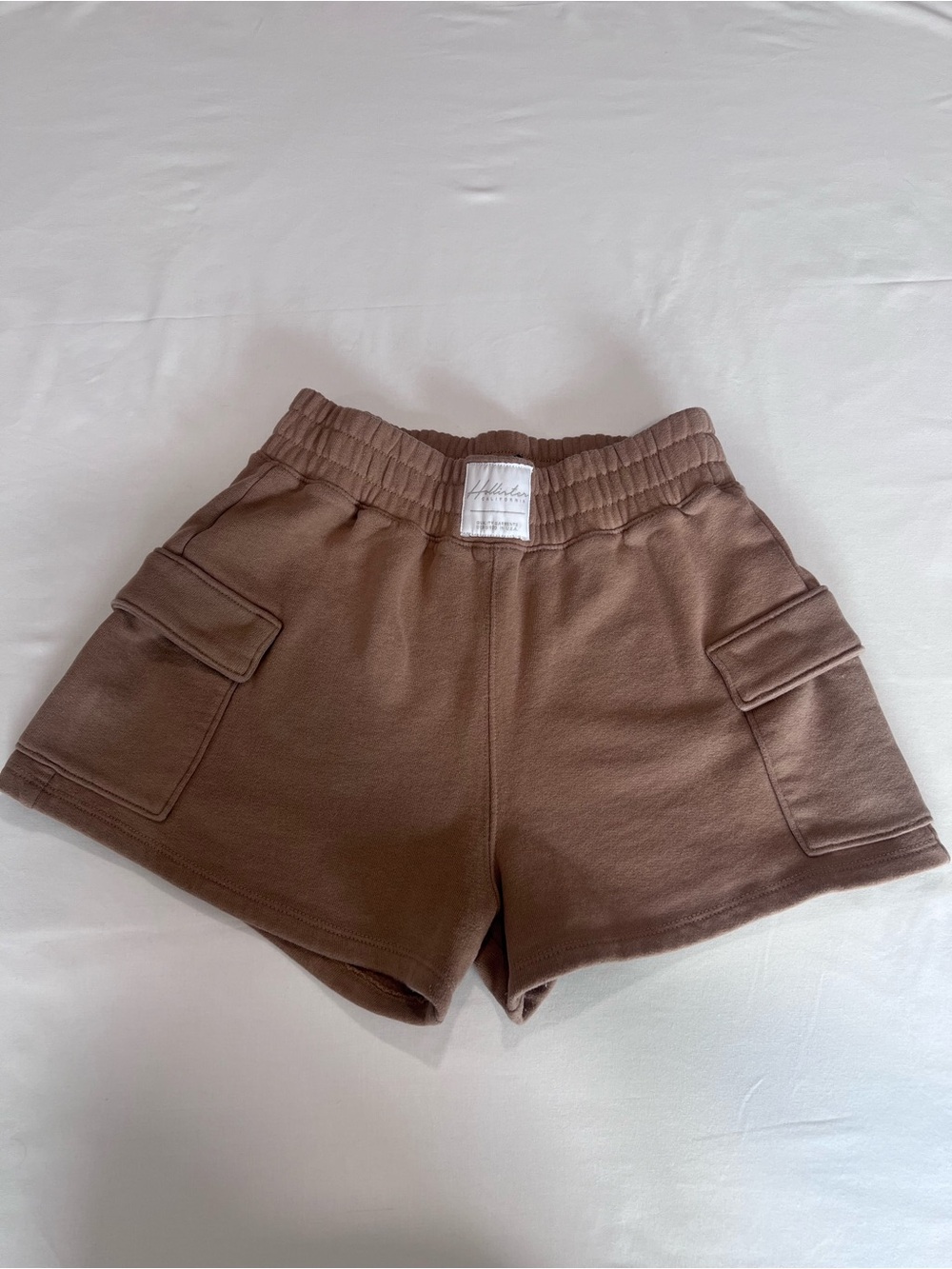 Hollister Chocolate Brown Cargo Pocket Shorts